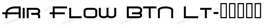 Air Flow BTN Lt字体转换